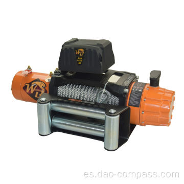 Cabrestante de 12V 12000lbs con control remoto inalámbrico de cable de acero